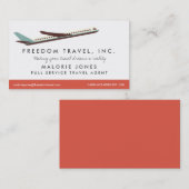 Agent Reisebüro Visitenkarte (Vorne/Hinten)