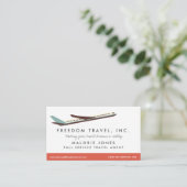 Agent Reisebüro Visitenkarte (Stehend Vorderseite)