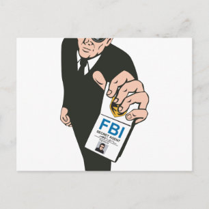 Agent-Schutzeinrichtung für Geheimdienste Postkarte