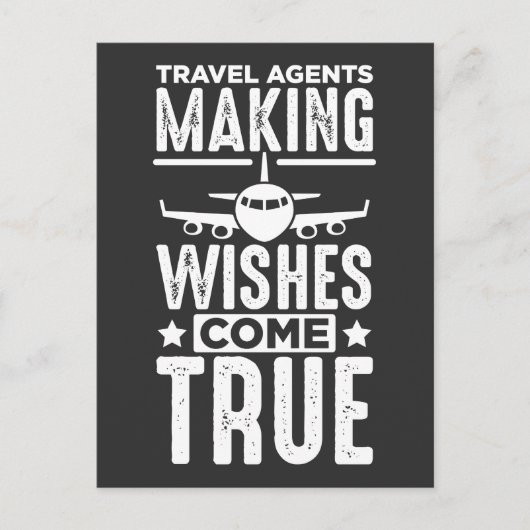 Agent Spaß Flugzeug Flugpersonal Postkarte (Vorderseite)