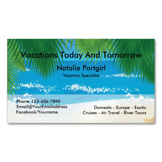 Agent Specialist Visitenkarten Magnet (Vorderseite)