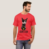 Agent-Stern-Pop-Kunst-T - Shirt (Vorne ganz)