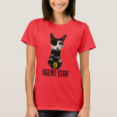 Agent-Stern-Pop-Kunst-T - Shirt (Vorderseite)