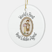 Agent T-Shirts und Geschenke der Welt: Bestes Real Keramikornament (Links)