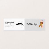 Agent/Tasten für Echtes Anwesen Visitenkarten (Außenseite Aufgefaltet)