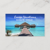 Agent, Urlaub, Tropen, weltweit, Visitenkarte (Vorderseite)