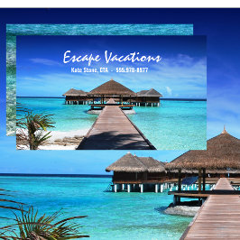 Agent, Urlaub, Tropen, weltweit, Visitenkarte