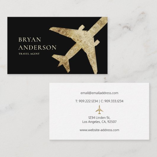 Agent Visitenkarte (Vorne/Hinten)