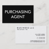 Agent Visitenkarte (Vorne/Hinten)