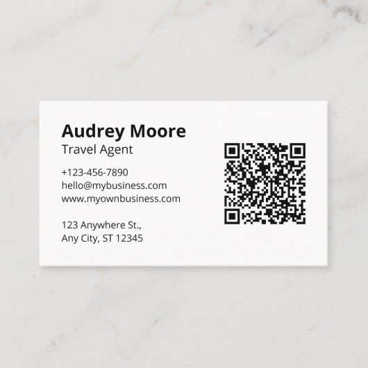 Agent Visitenkarte (Vorderseite)