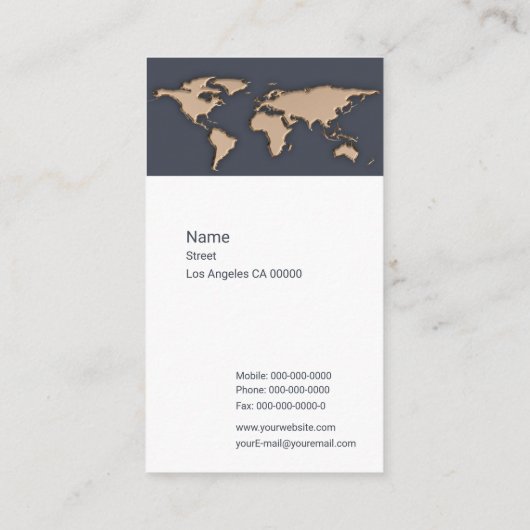 Agent Visitenkarte (Rückseite)