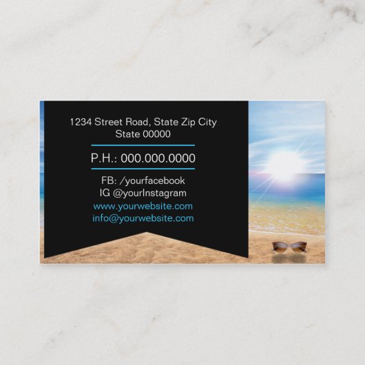 Agent Visitenkarte (Rückseite)