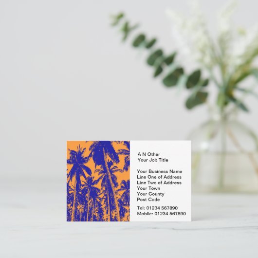 Agent Visitenkarte (Stehend Vorderseite)