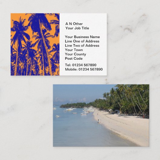 Agent Visitenkarte (Vorne/Hinten)