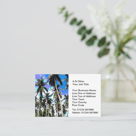 Agent Visitenkarte (Stehend Vorderseite)