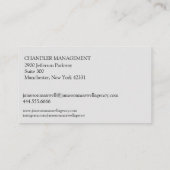 Agent Visitenkarte (Rückseite)