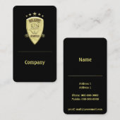 Agent Visitenkarte (Vorne/Hinten)