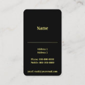 Agent Visitenkarte (Rückseite)