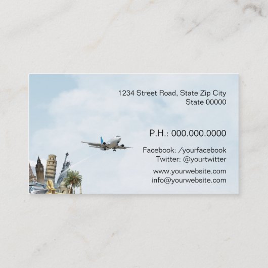 Agent Visitenkarte (Rückseite)