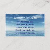 Agent Visitenkarte (Rückseite)