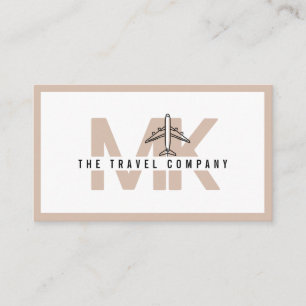 Agent-Visitenkarte für Reisebüros Visitenkarte