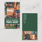 Agent-Visitenkarte für Reisebüros Visitenkarte (Vorne/Hinten)