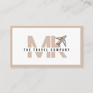 Agent-Visitenkarte für Reisebüros Visitenkarte