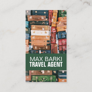 Agent-Visitenkarte für Reisebüros Visitenkarte
