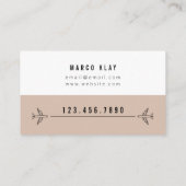 Agent-Visitenkarte für Reisebüros Visitenkarte (Rückseite)