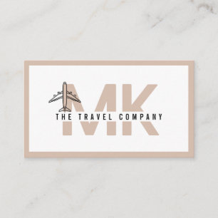 Agent-Visitenkarte für Reisebüros Visitenkarte