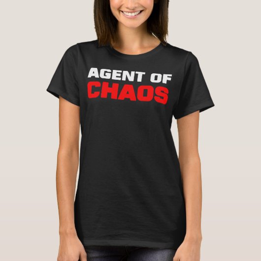 Agent von Chaos Mischief Spaß Funny Brother T-Shirt (Vorderseite)