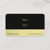 Agent zur Vollstreckung von Kautionen Visitenkarte (Rückseite)