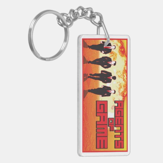 Agenten des Spiels - Agentur-Schlüsselanhänger Schlüsselanhänger (Vorderseite links)