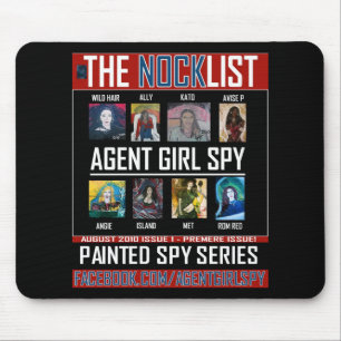 AGENTEN-MÄDCHEN SPIONIN MOUSEPAD