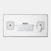 Agentic Flow: Multi-Agent Orchestration Schema Schreibtischunterlage (Tastatur & Maus)