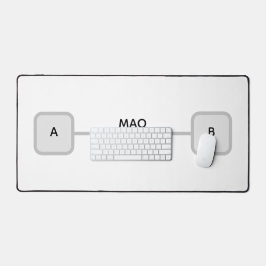 Agentic Flow: Multi-Agent Orchestration Schema Schreibtischunterlage (Tastatur & Maus)