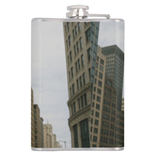 Agentin Black Poster Flachmann (Rückseite)