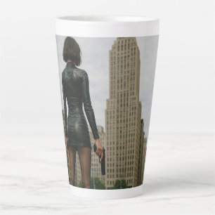 Agentin Black Poster Milchtasse