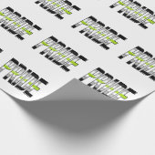 Agentin Geschenkpapier (Ecke)