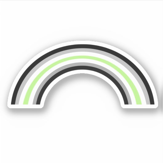 Agentin Rainbow Aufkleber (Vorderseite)