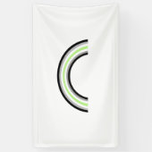 Agentin Rainbow Banner (Vertikal)