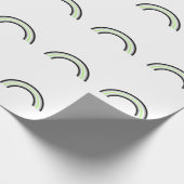 Agentin Rainbow Geschenkpapier (Ecke)