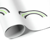 Agentin Rainbow Geschenkpapier (Rolleneckpunkt)