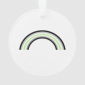 Agentin Rainbow Ornament (Rückseite)