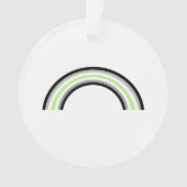 Agentin Rainbow Ornament (Vorderseite)