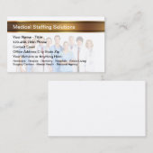 Agentur für die Einstellung von medizinischem Pers Visitenkarte (Vorne/Hinten)