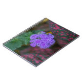 Ageratum im Garten Notizblock (Linke Seite)