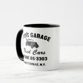 Ager's Garage Tasse (Vorderseite Links)
