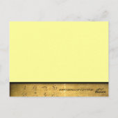 Ages Cleft for Me Lass Me Verstecke mich Postkarte (Rückseite)