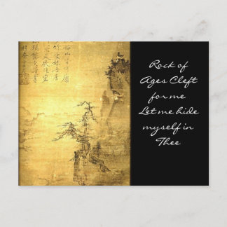 Ages Cleft for Me Lass Me Verstecke mich Postkarte